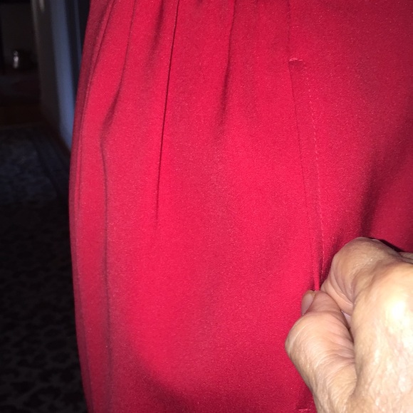 Vintage Casual Corner red pencil skirt - Picture 3 of 10